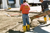 Concrete work by Rabine